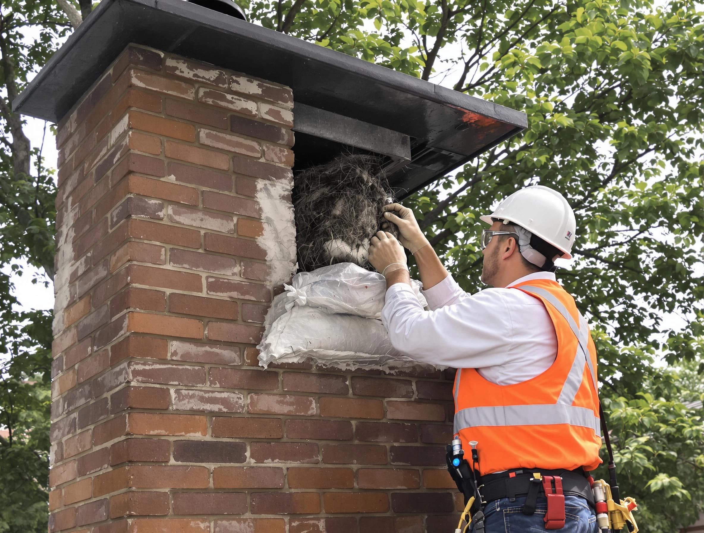 Humane removal of debris and animals by Peoria Chimney Sweep in Peoria, AZ