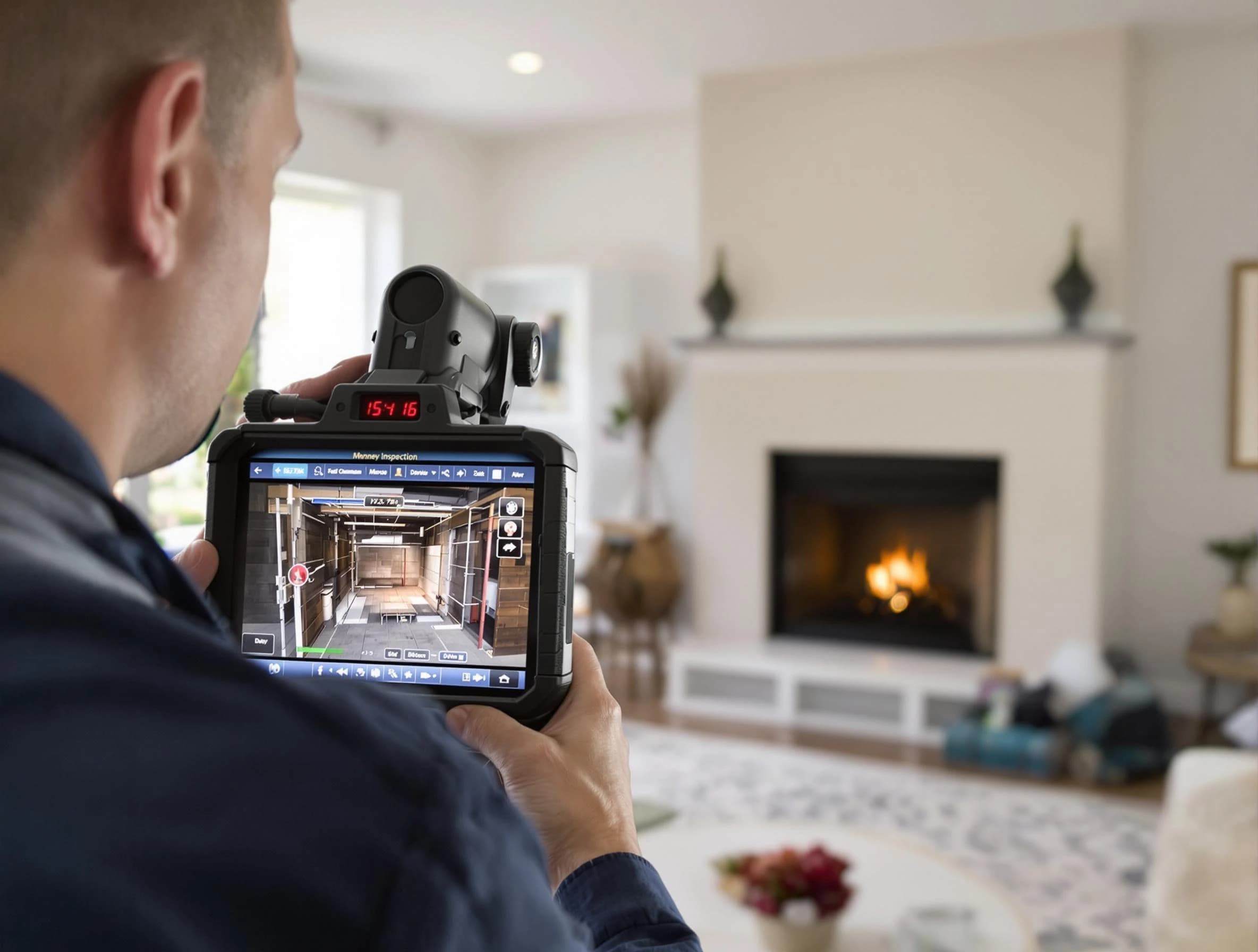 Peoria Chimney Sweep conducting a thorough chimney inspection in Peoria, AZ