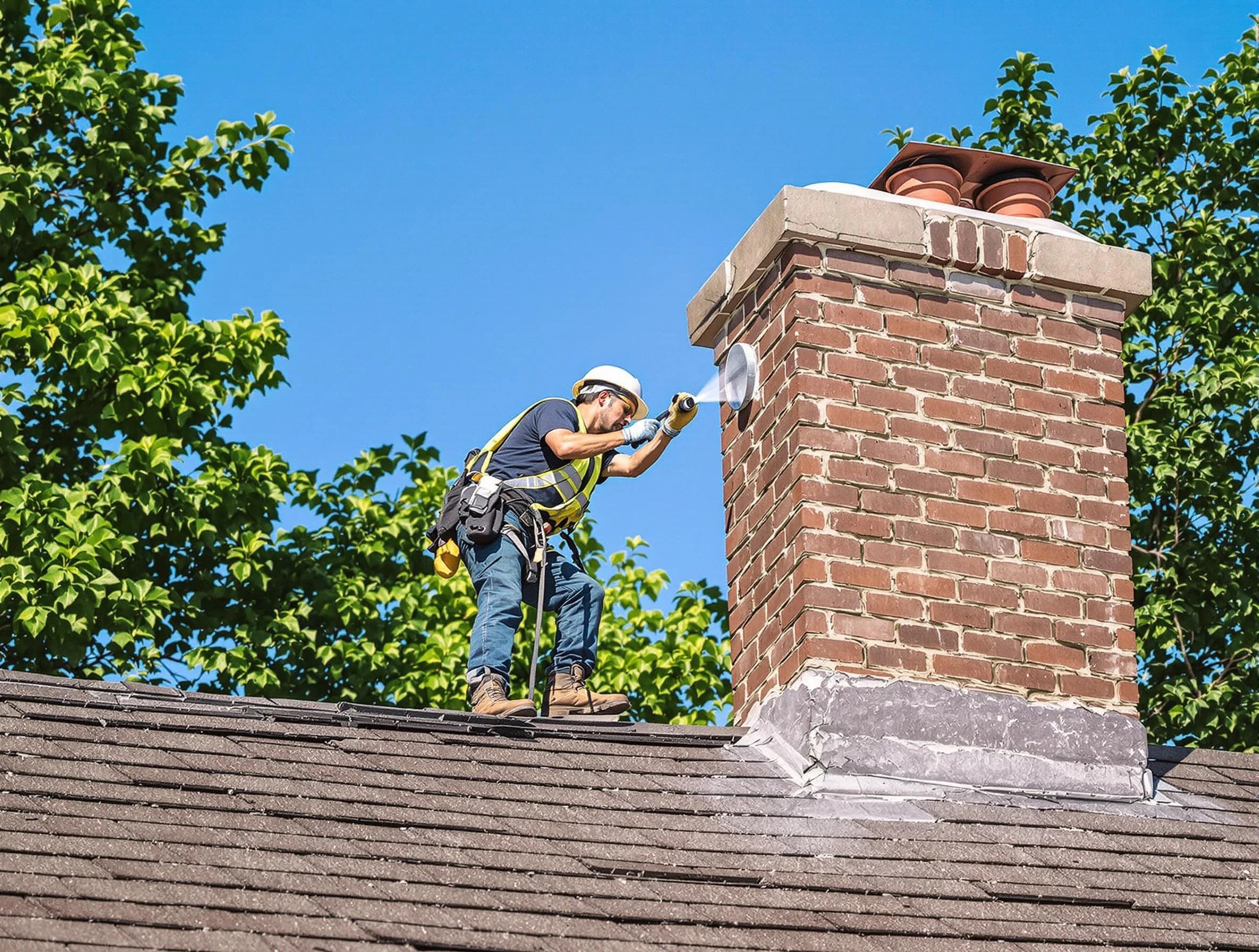 Peoria Chimney Sweep performing an inspection with advanced tools in Peoria, AZ