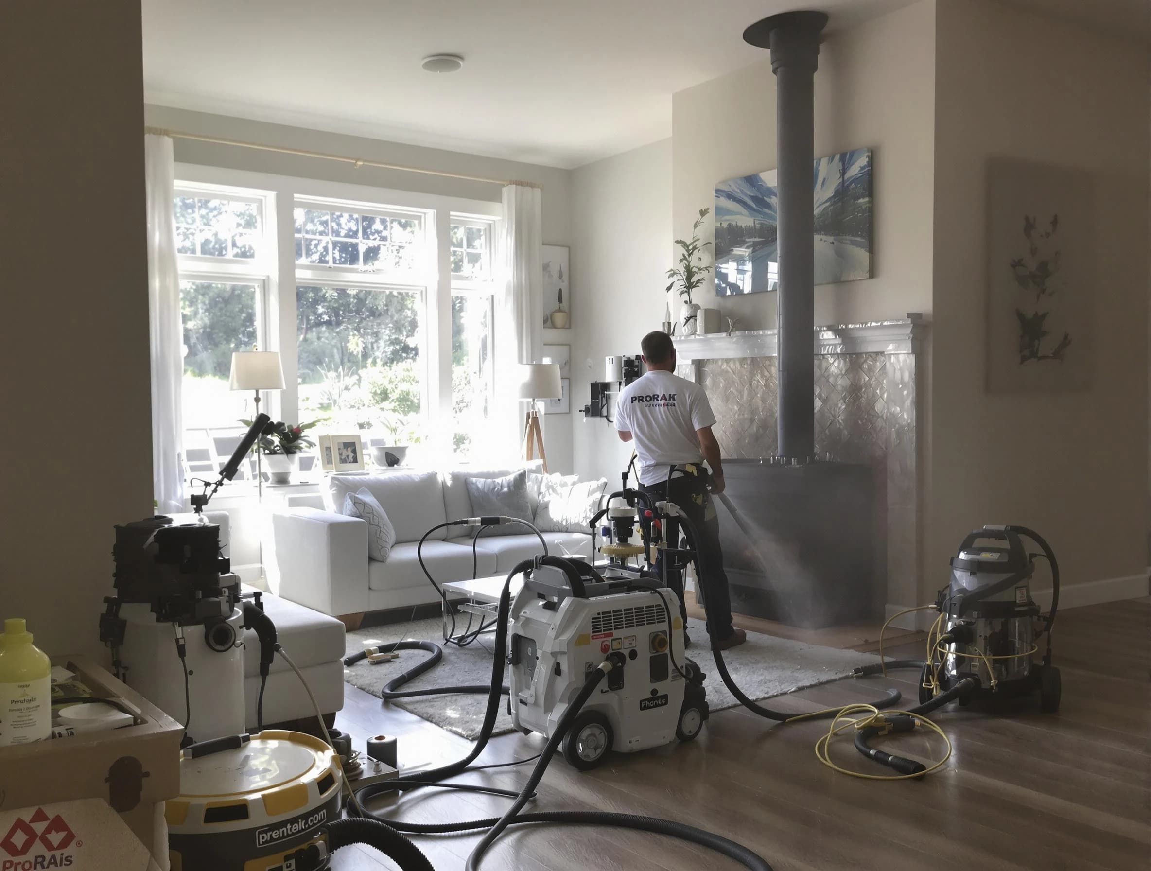 Soot removal service by Peoria Chimney Sweep for a fireplace in Peoria, AZ