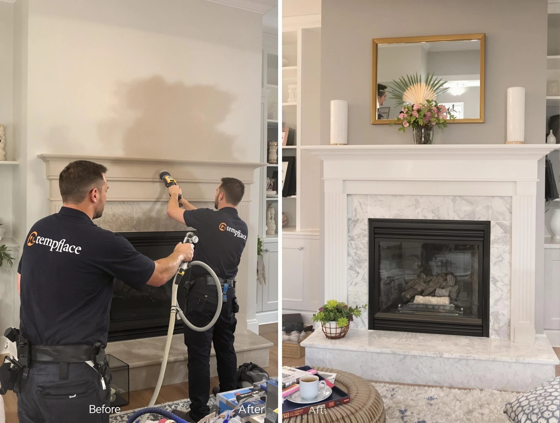 Professional soot removal by Peoria Chimney Sweep team in Peoria, AZ