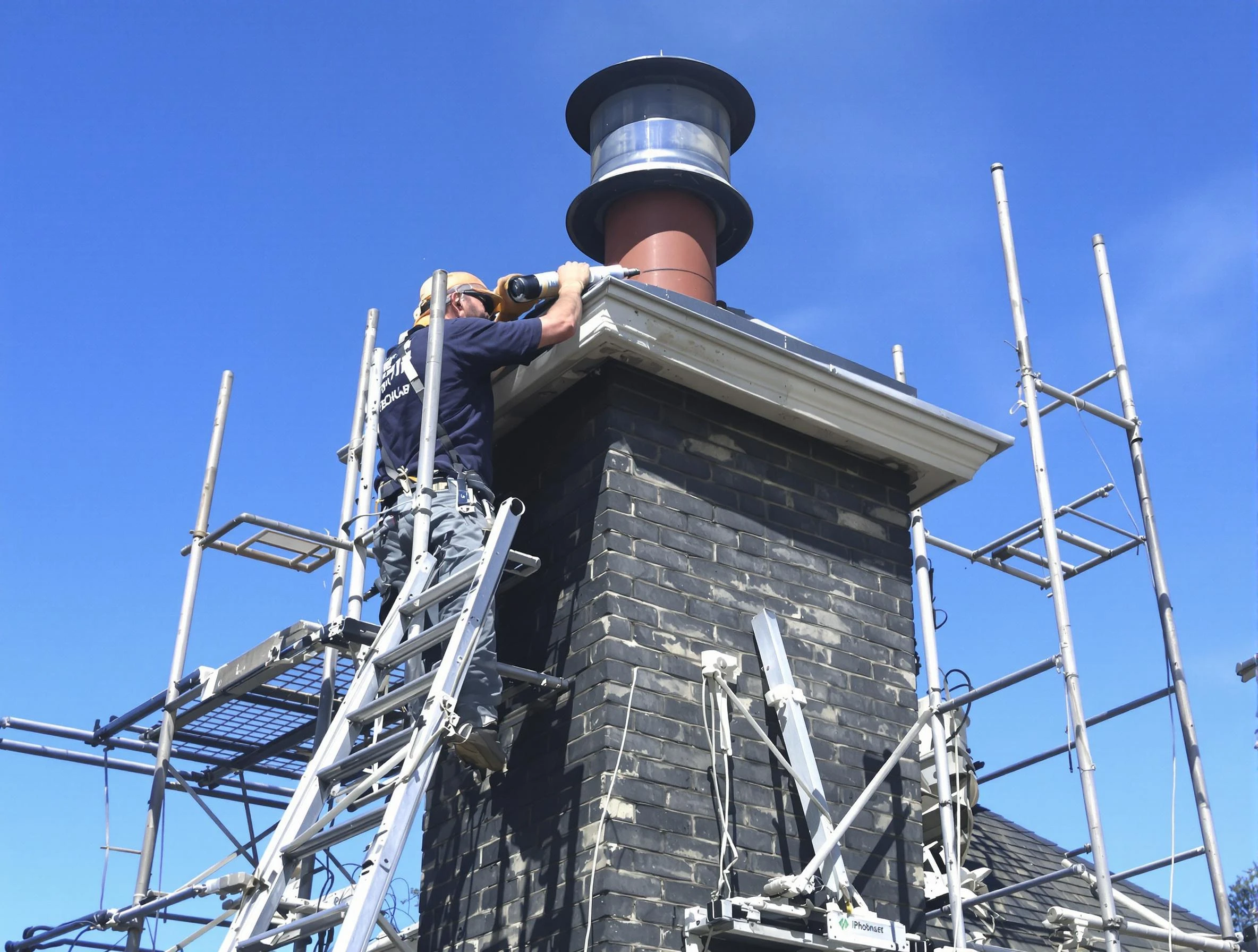 Sturdy chimney crown finished by Peoria Chimney Sweep in Peoria, AZ