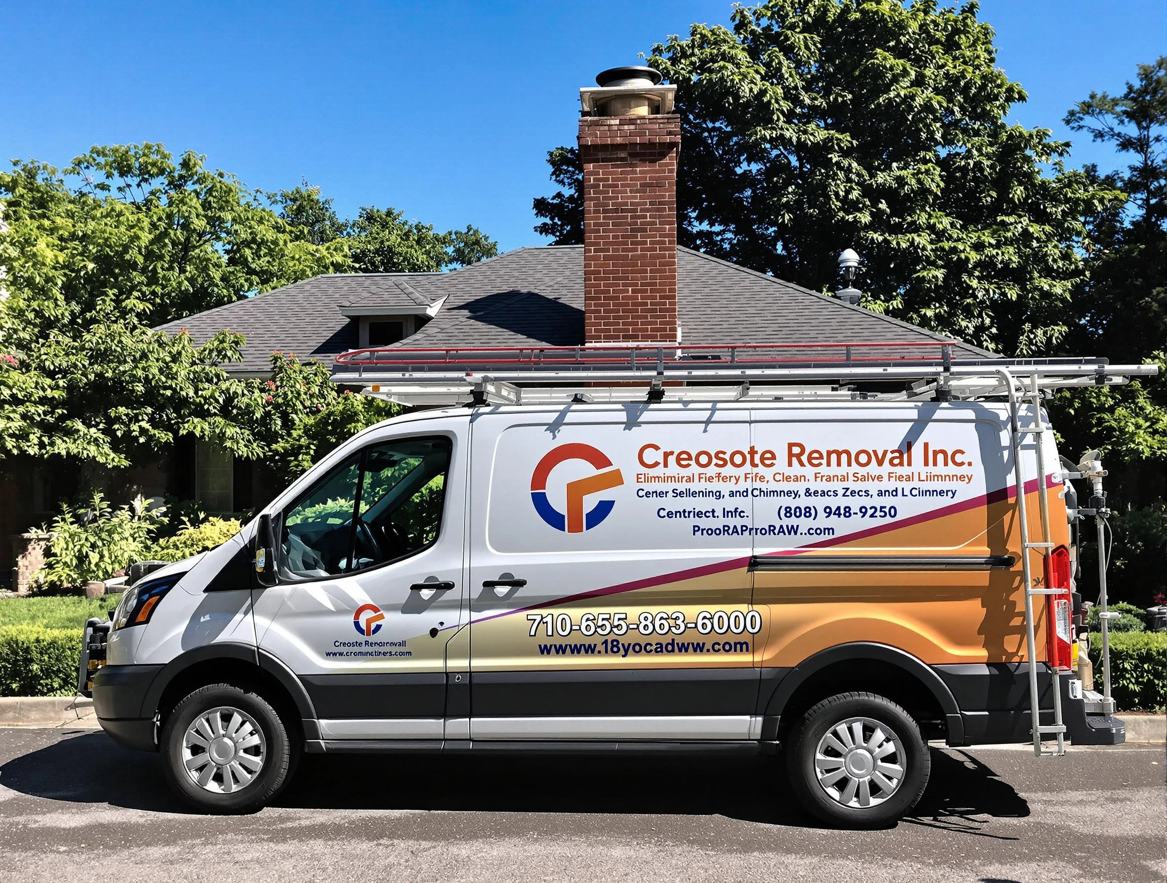 Peoria Chimney Sweep technician removing creosote safely in Peoria, AZ
